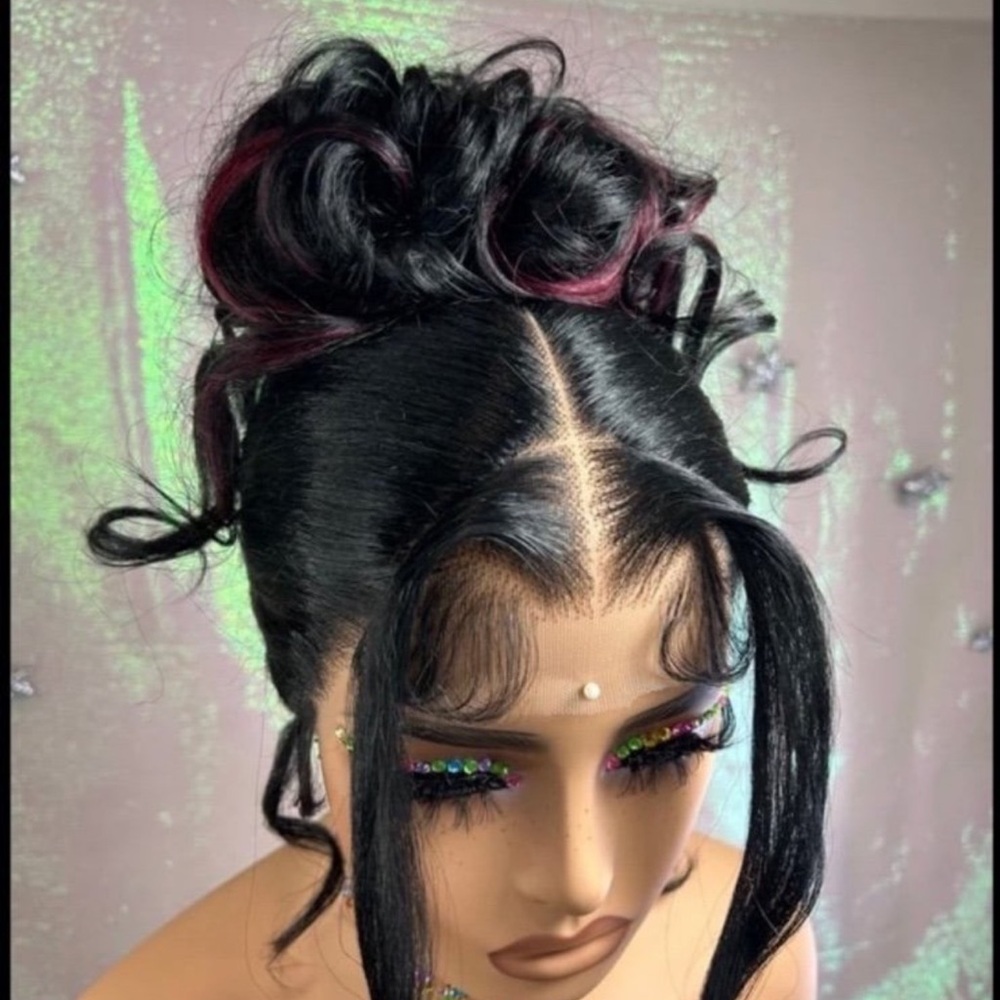 Elegant Black Hair Wig for Women - Picture 5 of 8